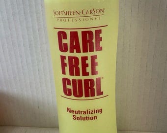 Vintage New Softsheen Carson Professional Care Free Curl Neutralizing Solution 16 oz