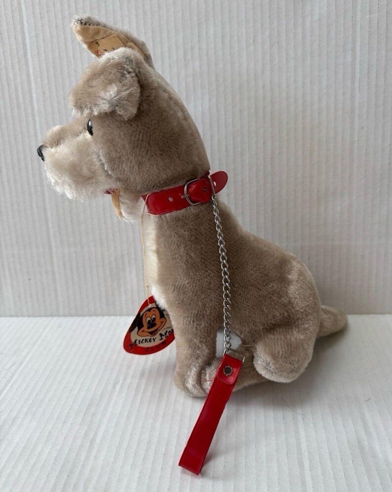 VTG Vintage Disney Lady And The Tramp Dog Woolikin Plush Made in Japan Mickey Mouse Club With Tag Arlan's image 3