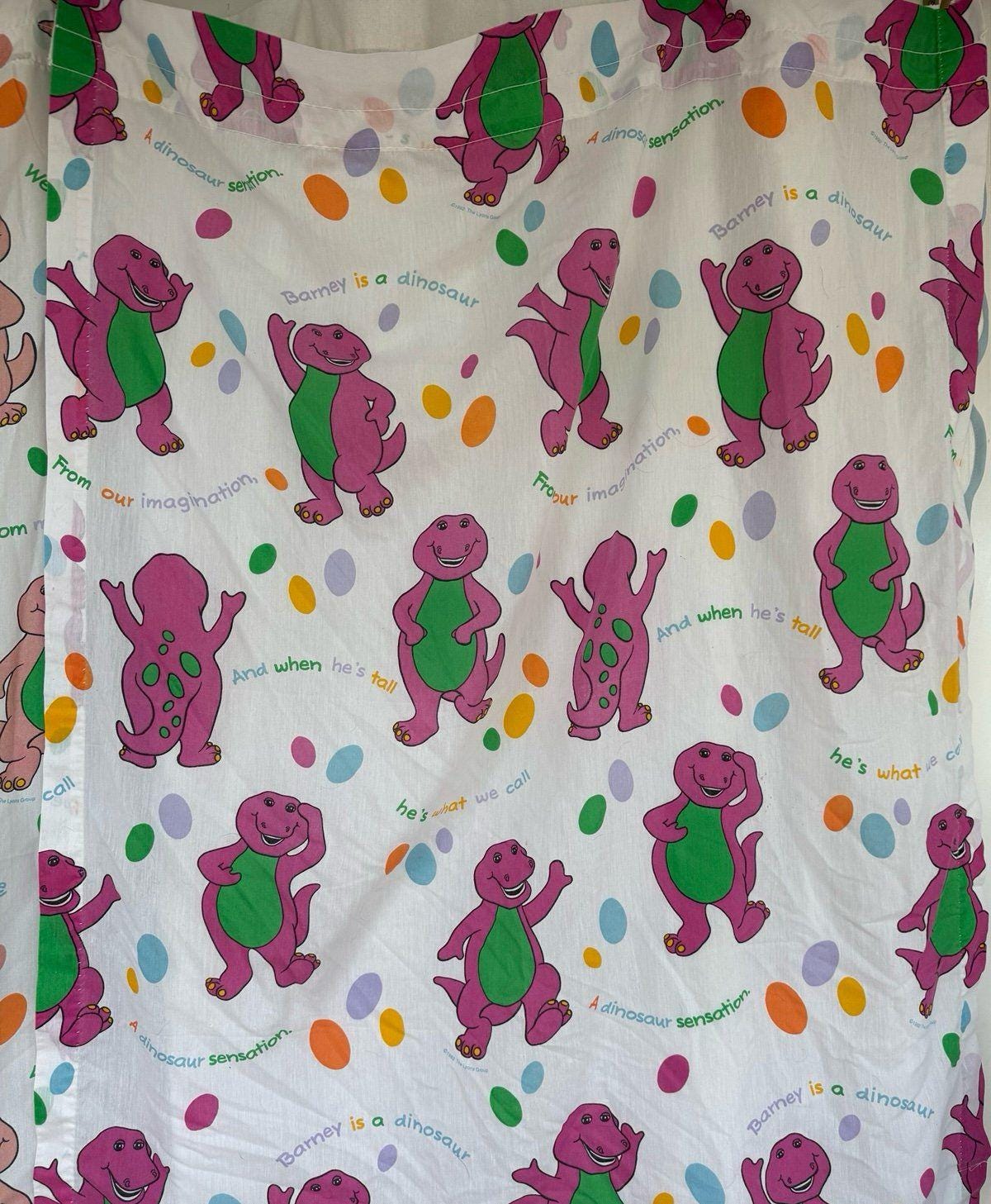 Barney ピロー セット Barney Pillowcase - Etsy