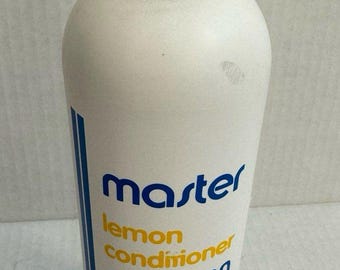 NEW Vintage Master Well Comb Lemon Deep Cleaning Conditioner Hair Shiny Shampoo 16oz