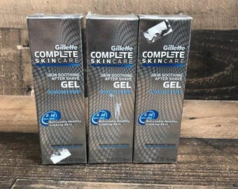 Gillette Complete Skincare Skin Soothing After Shave Gel Fragrance-Free 3.4oz Set of 3
