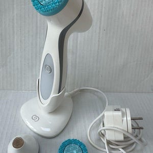 NU SKIN ageLOC LumiSpa Facial Cleansing Device Normal + Firm Accent Eyes Head image 1