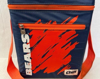 Vintage Chicago Bears Chill Soft Travel Cooler Tailgate, Tailgating NFL