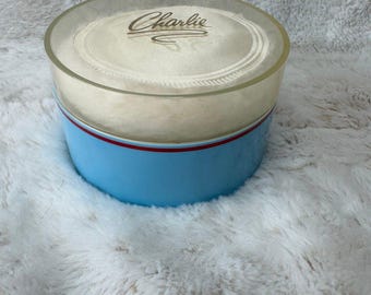 Vtg Revlon CHARLIE Perfumed Dusting Powder~3 oz~Body Powder w/ Puff New Sealed