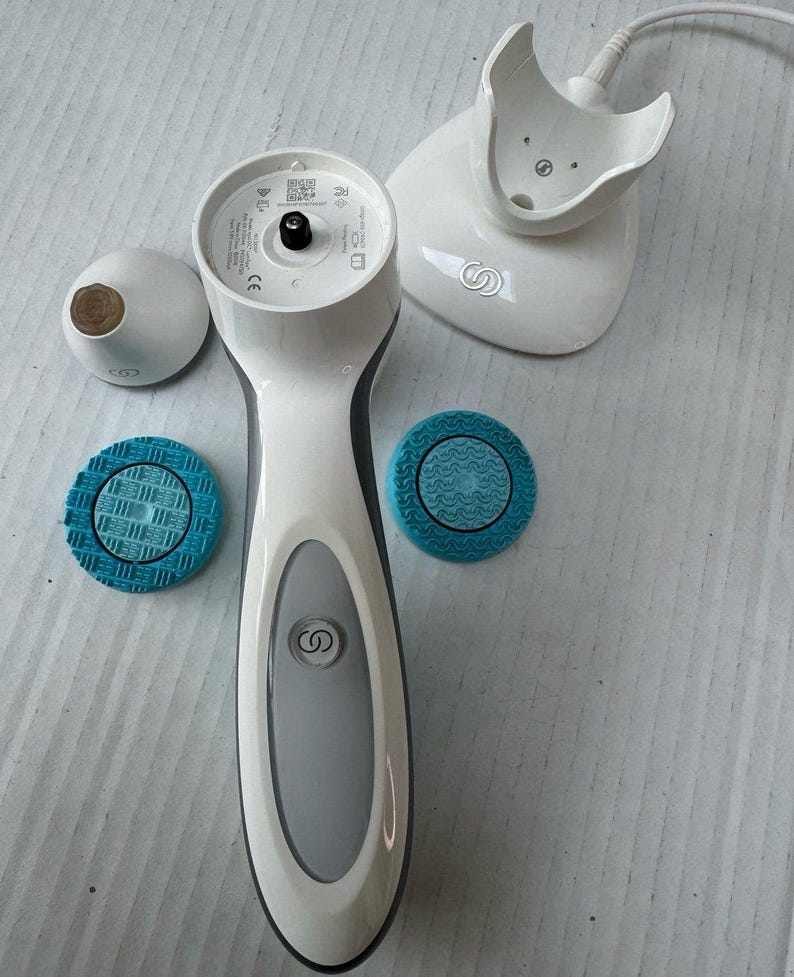 NU SKIN ageLOC LumiSpa Facial Cleansing Device Normal + Firm Accent Eyes Head image 4