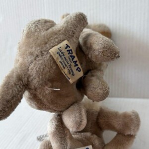 VTG Vintage Disney Lady And The Tramp Dog Woolikin Plush Made in Japan Mickey Mouse Club With Tag Arlan's image 5