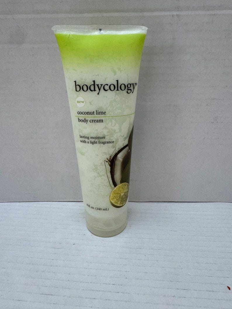 Bodycology Coconut Lime Body Cream Moisturizer Lotion 8oz NEW Retired RARE image 1