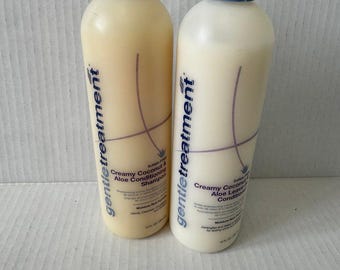 Vintage Johnson Gentle Treatment Coconut Aloe Conditioning Shampoo Leave In Conditioner