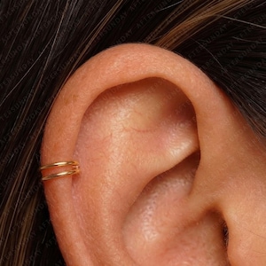 18G/16G Titan Doppel Scharnier Hoop • Segment Nasenring • Septum Clicker Ring • Knorpel Hoop • Spirale Ohrring Hoop