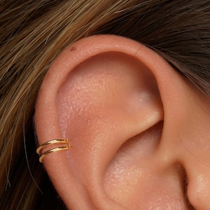 18G/16G  Titanium Double Hinge Hoop •  Hinged Segment Nose Ring •  Septum Clicker Ring • Cartilage Hoop • Helix Earring Hoop