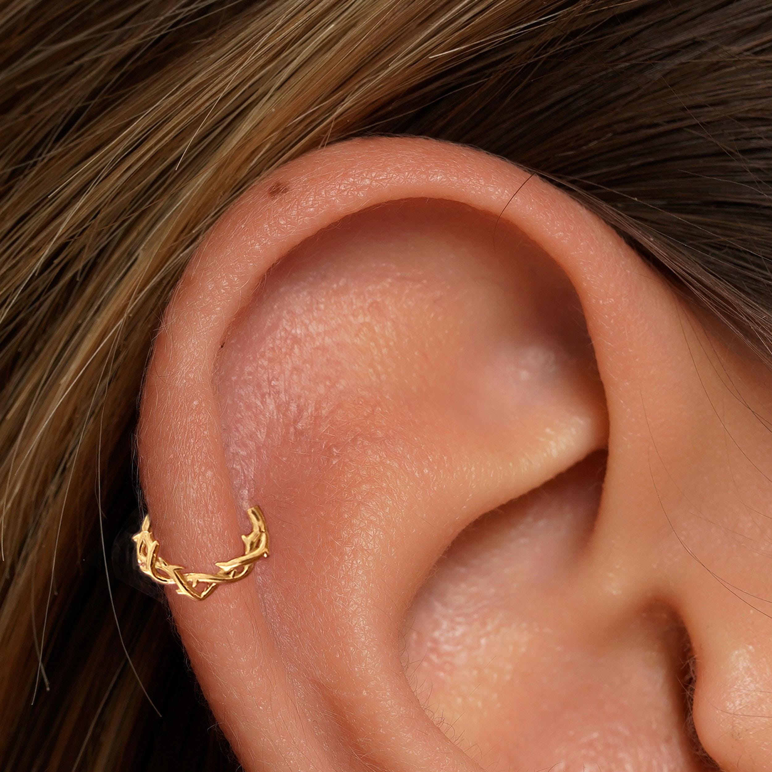 16G 316L Surgical Steel Cartilage Hoop • Daith Hoop • Nose Ring  • Hinged Segment Nose Ring • Septum Clicker Ring • Nose Ring • Helix Hoop