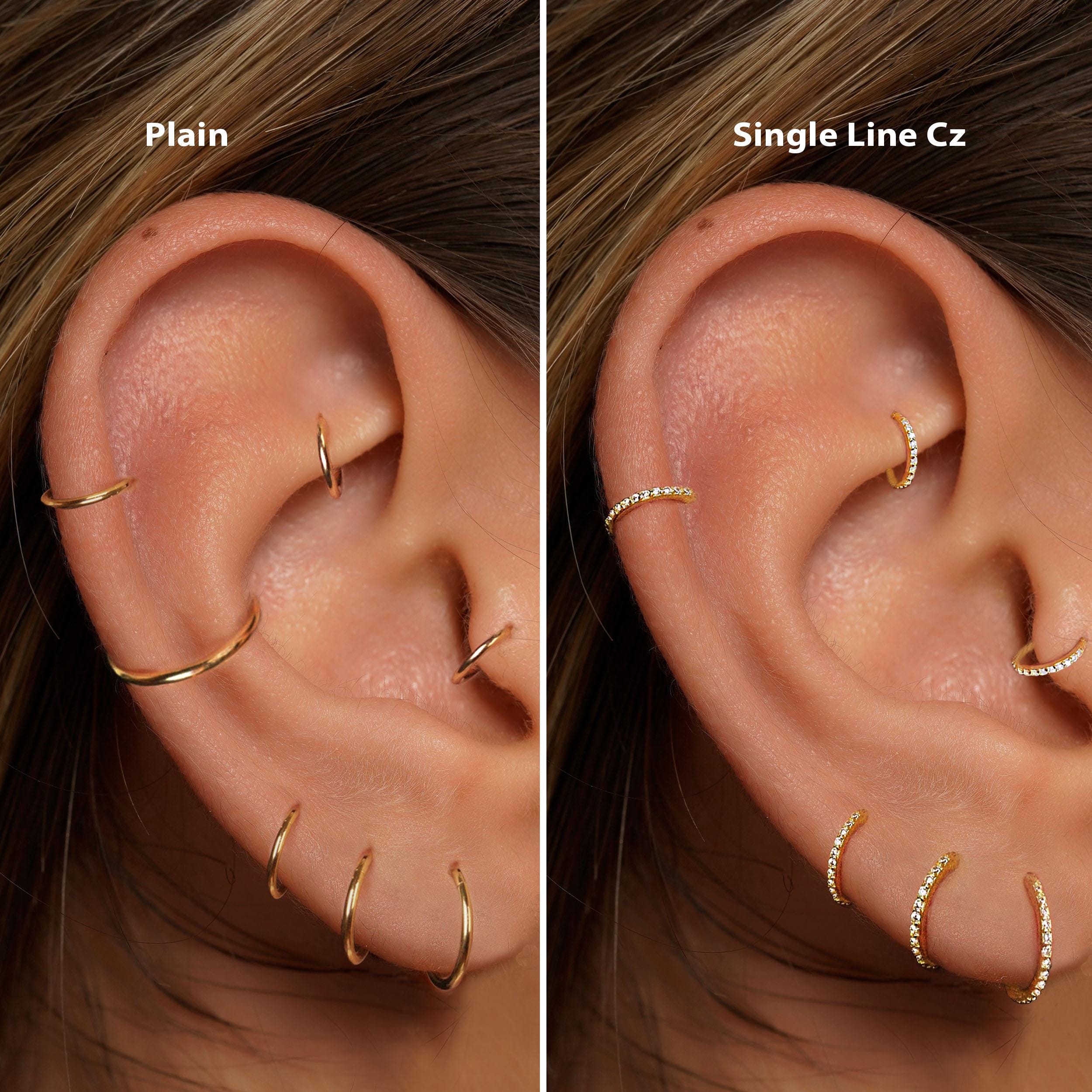 Jent Louis Melt half hoop pierce 片耳 jentlouis ピアス 両耳 未使用 - メルカリ