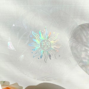 suncatcher sticker | sun suncatcher | window sticker | holographic sticker