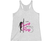 Bachelorette Party Women's Tri-Blend Racerback Tank Top