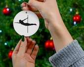 Pole Dance Ceramic Ornament