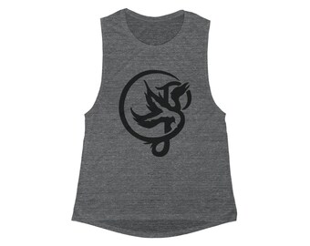 Phoenix Flight Studio Flowy Scoop Muscle Tank