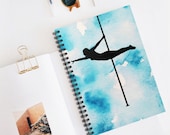 Pole Dance Spiral Notebook