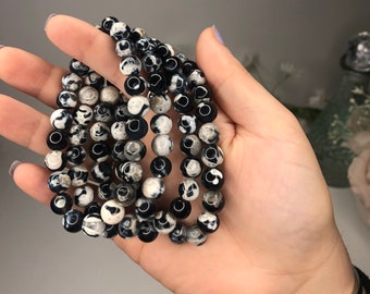 Orca Agate Bracelet, Orca Agate, Crystal Jewelry, Agate Bracelet, Orca Agate Crystal, Crystal Bracelet, Crystal Gift