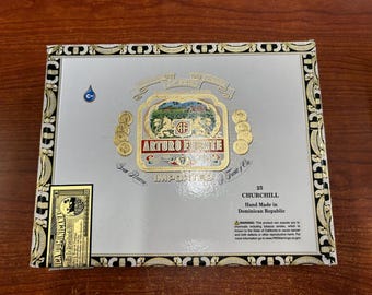 Arturo Fuente Churchill Empty Cigar Box