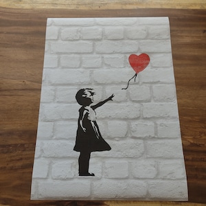 Great lithograph after BANKSY &quot;The little girl with the balloon&quot;