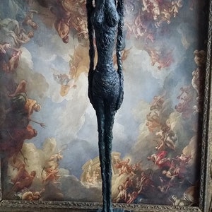 Bronze Statue &quot;Standing Woman&quot; after GIACOMETTI