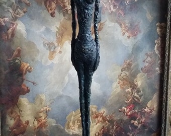 Bronze Statue &quot;Standing Woman&quot; after GIACOMETTI
