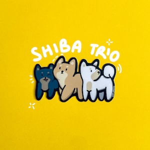 Stickers Shiba Inu Dog Stickers Dog Lovers Gifts for Dog Moms Gifts for Dog Dads Waterbottle Stickers Shibe Cute Anime Art Chibi