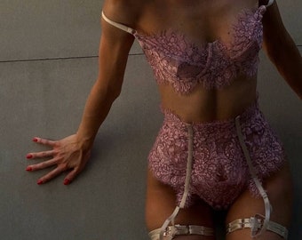 VICTORIA PINK ROYAL lace lingerie set