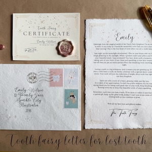 Tooth Fairy letter - celebrating the magic of your little one losing a tooth