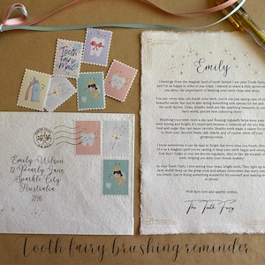 Tooth Fairy letter - for when your child hasn’t lost a tooth yet but needs a reminder to brush and look after their teeth
