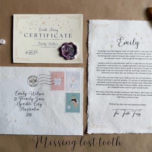 Tooth Fairy letter - for when your child can’t find their tooth | reassuring your child that the tooth was still collected