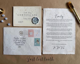 Tooth Fairy letter - commemorating your little one’s last tooth loss and encouraging them to look after their adult teeth