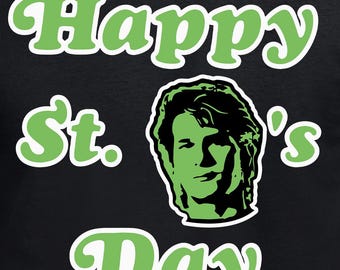 Happy Patrick's Day Digital Cut Files | Cricut | Silhouette Cameo | Svg Cut Files | Digital Files | PDF | Eps | DXF | PnG | Patrick Swayze