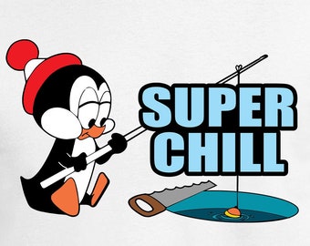 Super Chill Schnittdateien | Cricut | Silhouette Cameo | SVG-Schnittdateien | Digitale Dateien | PDF | Eps | DXF | PNG | Chilly Willy inspiriert