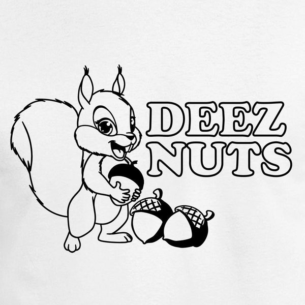 Deez Nuts Cut Files / Cricut / Silhouette Cameo / Svg Cut Files / Archivos digitales / PDF / Eps / DXF / PnG / Deez Nuts