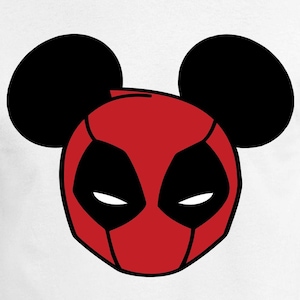 Archivos de corte digitales de Mickey Deadpool / Cricut / Silhouette Cameo / Archivos de corte SVG / Archivos digitales / PDF / Eps / DXF / PnG / Superhéroe