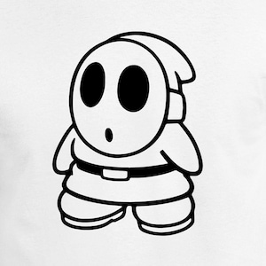 Shy Guy Cut Dateien | Cricut | Silhouette Cameo | Svg Cut Dateien | Digitale Dateien | PDF | Eps | DXF | PnG | Super Mario