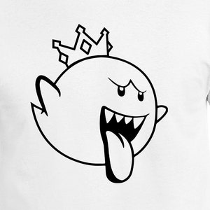 King Boo Cut Files / Cricut / Silhouette Cameo / Svg Cut Files / Digital Files / PDF / Eps / DXF / PnG / Super Mario
