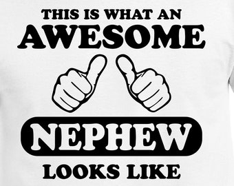 This Is What An Awesome Nephew Looks Like Cut Files | Cricut | Silhouette Cameo | Svg Cut Files | Digital Files | PDF | Eps | DXF | PnG