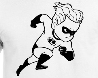 Dash Parr Cut Fichiers | Cricut | Silhouette Caméo | Svg Cut Fichiers | fichiers numériques | | PDF Eps | | DXF | PnG Les Indestructibles