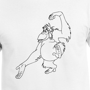 Arquivos de corte do Rei Louie | Cricut | Silhueta camafeu | Arquivos de corte SVG | Arquivos Digitais | PDF | Eps | DXF | PNG | O livro da Selva