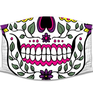 Sugar Skull Maske Cut Files | Cricut | Silhouette Cameo | Svg Cut Dateien | Digitale Dateien | PDF | Eps | DXF | PnG | Dia de Los Muertos