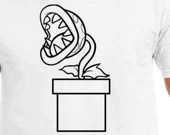 Fichiers de coupe de plante piranha | Cricut | Silhouette Caméo | Svg Cut Fichiers | fichiers numériques | | PDF Eps | | DXF | PnG Super Mario