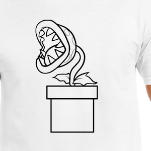 Piranha Plant Cut Files | Cricut | Silhouette Cameo | Svg Cut Files | Digital Files | PDF | Eps | DXF | PnG | Super Mario