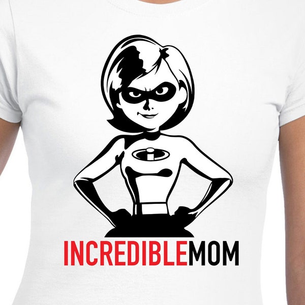 Incredible Mom Cut Files | Cricut | Silhouette Cameo | Svg Cut Files | Digital Files | PDF | Eps | DXF | PnG | The Incredibles