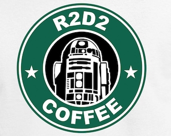 R2D2 Coffee Cut Files / Cricut / Silhouette Cameo / Svg Cut Files / File digitali / PDF / Eps / DXF / PnG / Star Wars