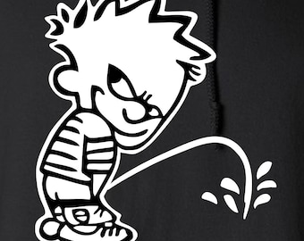 Calvin inspiriert Digital Cut Dateien | Cricut | Silhouette Cameo | SVG-Schnittdateien | Digitale Dateien | PDF | Eps | DXF | PNG | Böser Junge