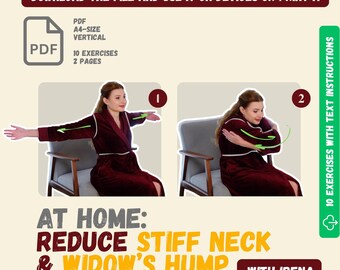 Réduction de la raideur de la nuque et de la bosse de la veuve, entraînement pour améliorer la posture, 10 exercices