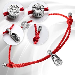 Red string bracelet for protection Orthodox Christian thread bracelet Cristian gifts bracelet charms sterling 925 Blessed bracelet for her