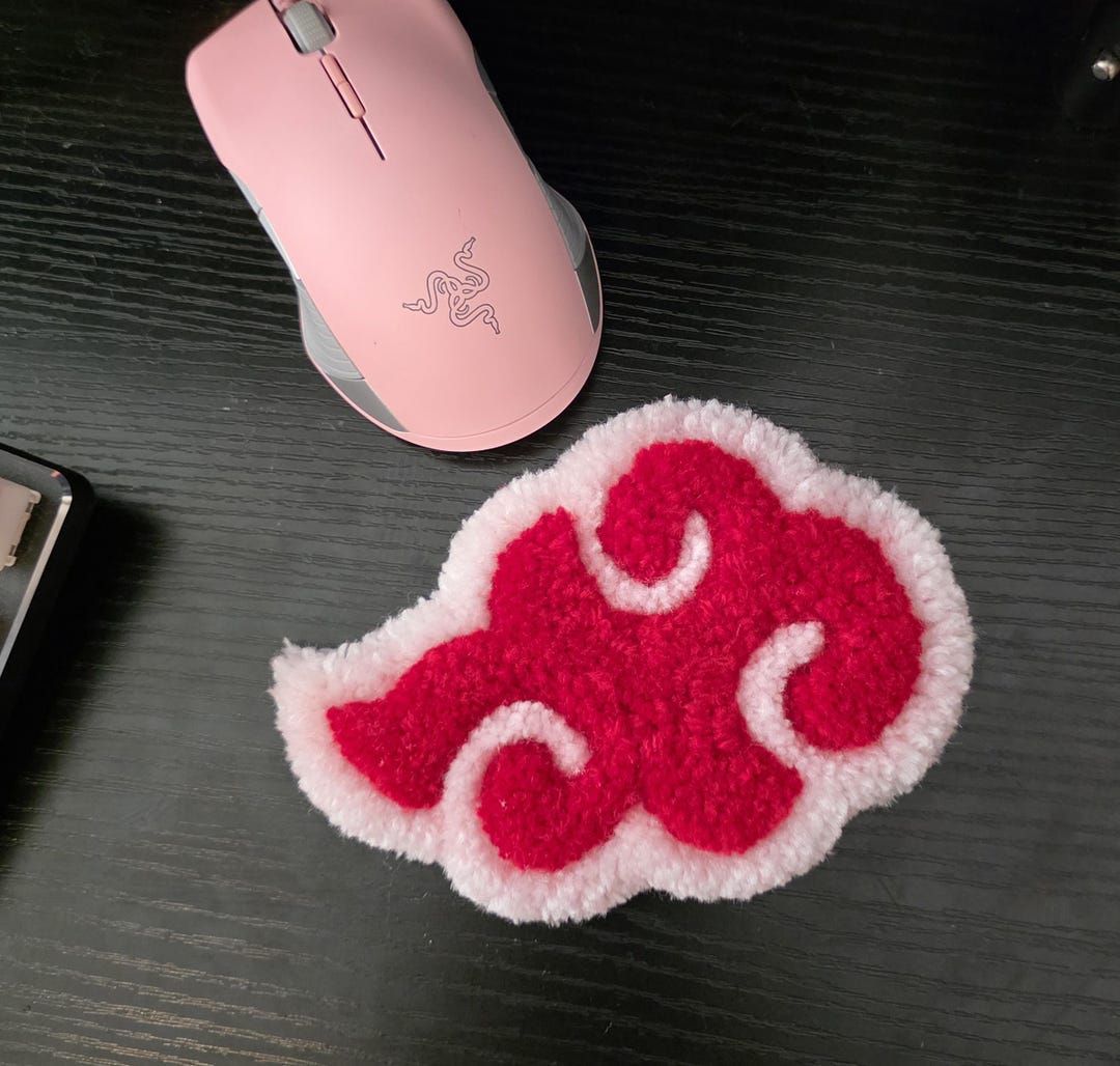 Mug Rug, Akatsuki Cloud, Handmade Coaster - Etsy